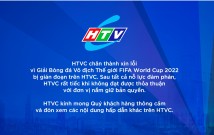 HTVC trân trọng thông báo về vấn đề bản quyền World Cup 2022